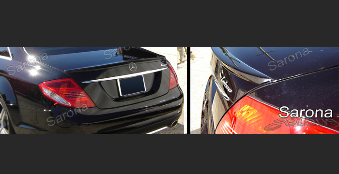 Custom Mercedes CL  Coupe Trunk Wing (2007 - 2014) - $290.00 (Manufacturer Sarona, Part #MB-045-TW)